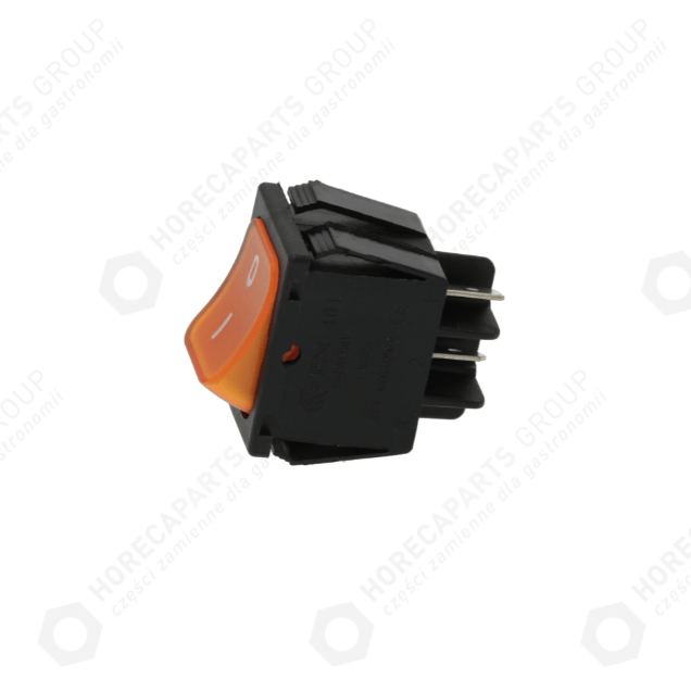 Horeca Parts - 2-pole switch orange 16A 250V