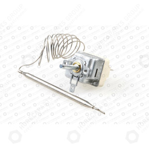 Horeca Parts - 1-fázový termostat 16A 250V 30-90°C, délka kapiláry 1000 mm, detektor pr. 6x130 mm