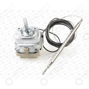Horeca Parts - Termostat 3-fazowy 10A 400V 100-180°C, dł. kapilary 2000 mm, czujka śr. 6x130 mm