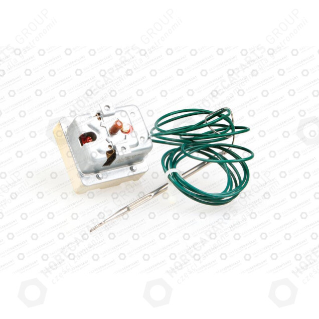 Horeca Parts - Termostat 3-fazowy 20A 380V 245°C, dł. kapilary 1750 mm, czujka śr. 4x120 mm