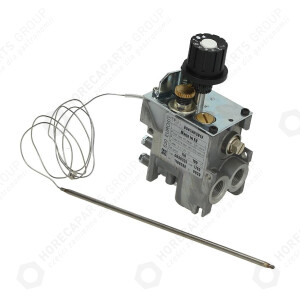 Horeca Parts - Zawór gazowy z termostatem Eurosit 630 ( 110-190°C ) - Urządzenia gazowe Alpeninox, Ambach, Ascaso, Atel, Baron, Bartscher, Casta, Cookmax, Electrolux, Elframo, Emmepi, Fiamma Rst, Gico, Giga, Giorik, Hendi,  Iberital, Ilsa, Indesit, Komel, Krefft, Lainox, Lotus, Mareno, Mastro, Metos, Nayati, Olis, Polaris, Repagas, Rosinox, Sit, Star 10, Tecnoinox, Whirlpool, Zanussi