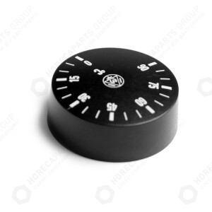 Horeca Parts - Černý knoflík pr. 70 mm, uchycení D 6x4,6 mm