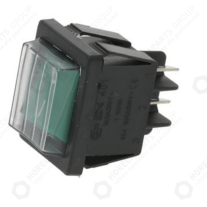 Horeca Parts - 2-pole switch green 16A 250V