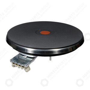 Horeca Parts - Pole grzewcze / Płyta grzewcza elektryczna okrągła śr. 220mm 2600W 230V - Kuchnia elektryczna ( 3311100 )