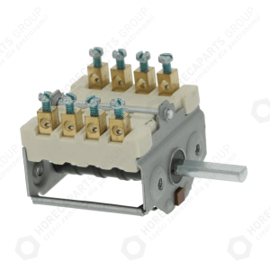 Horeca Parts - Cam switch 2 position sequence 0-1 16A 4NO 6x4.6mm fixing length 23mm ceramic