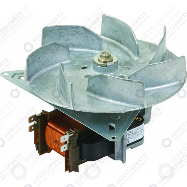 Horeca Parts - WENTYLATOR GORĄCEGO POWIETRZA 240V 28W 0,1A ŚR. WENTYLATORA 150MM DŁ.1 65MM DŁ.2 17MM DŁ.3 28MM DŁ.4 157MM