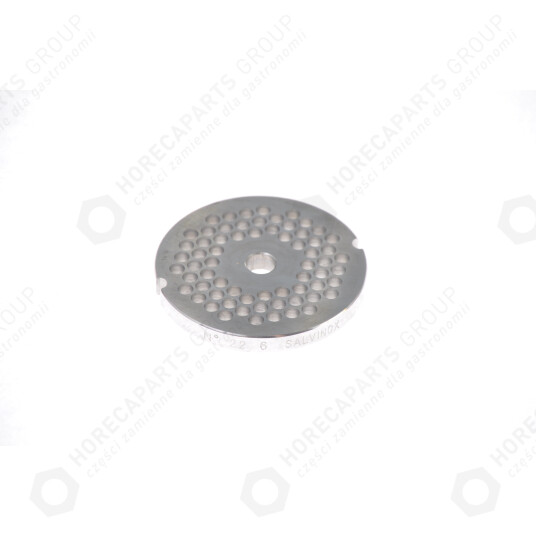 Horeca Parts - Sitko 6 mm - Maszynka do mięsa typ 22 (SALVINOX, rodzaj Enterprise, wym. 82 mm)