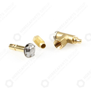Horeca Parts - Zündbrenner SIT Typ 100 Serie 3-Flammen-Düse Durchmesser 0,35mm Gasanschluss 6mm - Kromet, Electrolux, Zanussi, Tecnoinoinox Gasherde (28.14.13.0-000005010010, 3020036)