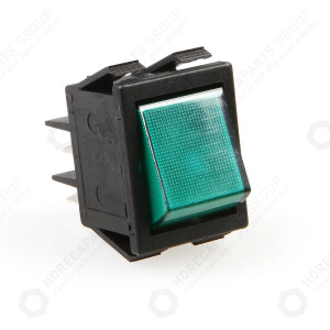 Horeca Parts - Przełącznik 2-biegunowy zielony 16A 250V