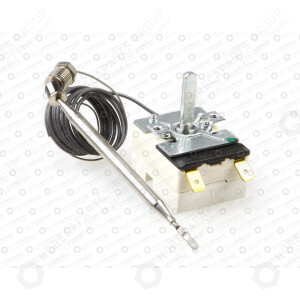 Horeca Parts - 1-fázový termostat 16A 250V 95-190°C, délka kapiláry 1010 mm, detektor pr. 6x100 mm