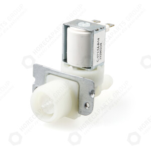 Horeca Parts - Elektrozawór 230V 50/60Hz - maksymalna temperatura 60°C Wlot 3/4" - wylot ø 10,5 mm, Dihr, DW10703, G374017, Zmywarki gastronomiczne