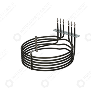 Horeca Parts - Kammerheizung 6000W 230V L 266mm L1 38mm B 1 102mm H1 10mm H2 68mm rechteckiger Flansch M4 Anschluss - Lainox Ofen REV071M, REC071M
