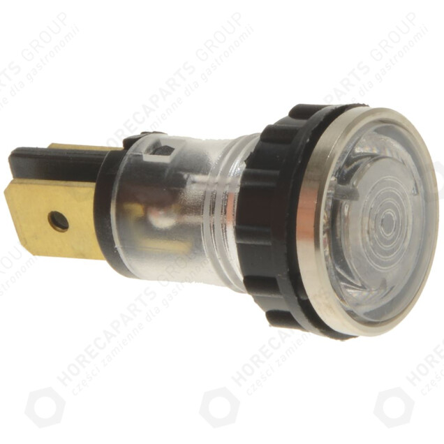 Horeca Parts - Blinkleuchte weiß 12mm Durchmesser - Baron, Cookmax, Mareno, Metos
