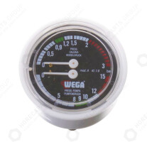 Horeca Parts - Manometer ¶ 63mm 1/4" 0÷3/0÷15 bar - Wega Pegaso Kaffeemaschine, Polaris