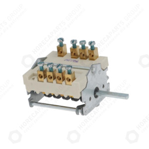 Horeca Parts - Comutator funcțional 0-1-0-2 250V 32A - Tigaie electrică KÜPPERSBUSCH EES060, EES080, LES060, NED080, NED150, NED250, NED300, NEK040, NEK060, NEK080, NEK100, NEK150, NEM100, NER500, NES040, NES060, NES080, NES100, NES150 ( 4344032020 )