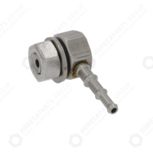 Horeca Parts - Wtrysk detergentu ze stali nierdzewnej - na rurę ø 4x6 mm do wlotu zbiornika - zmywarki gastronomiczne Adler, Comenda