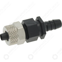 Horeca Parts - Zpětný ventil / vstup 6mm / výstup 4x6mm / délka 40mm - Myčky nádobí - Bores, Ascaso (VALBP, VALBPA, VALBPA+DADR6, 361104, 361578)