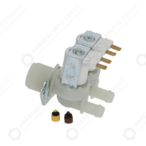 Horeca Parts - Gerades 2-Wege-Magnetventil 3/4''/10,5mm 1,2l/min und 2,5l/min