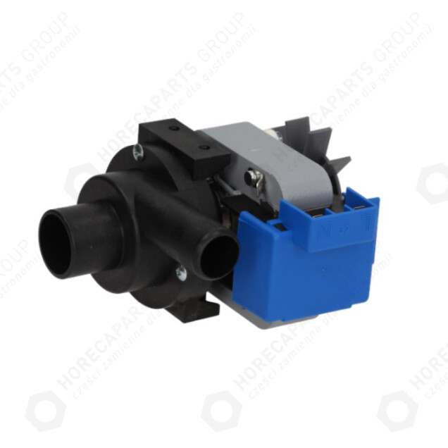 Horeca Parts - Drain pump 100W 220V 50Hz external inlet ø 30 mm - external outlet ø 23 mm - Comenda catering dishwashers