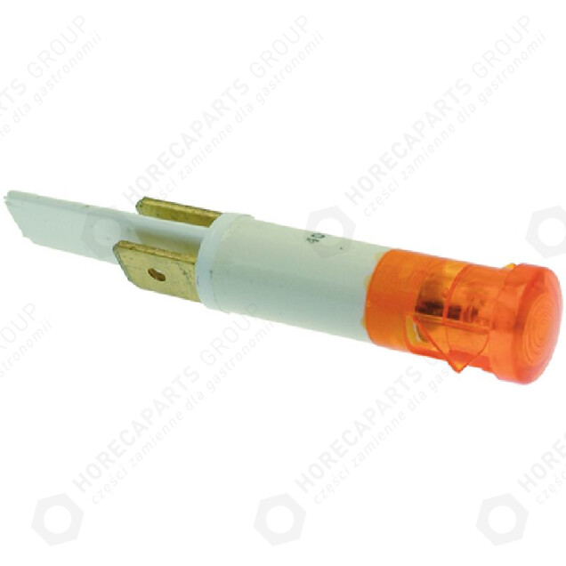 Horeca Parts - Indicator luminos portocaliu 400V 9mm - Mașini de spălat vase pentru catering Silanos (LF3221136)