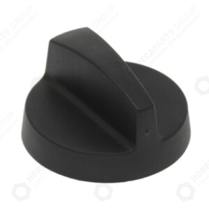 Horeca Parts - Schalterknopf Nullmarke Durchmesser 40mm Befestigung 6x4,6mm schwarz (G110285)