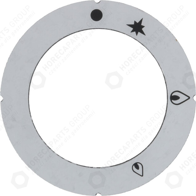 Horeca Parts - Sticker scale dia.63mm fits 3241401