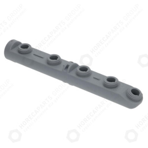 Horeca Parts - Pravé mycí rameno / délka 220 mm / 5 trysek / montážní průměr 24 mm - Amika, Apach, Bonnet, Colged, Cookmax, Dexion, Elettrobar, Eurowash, Hobart, Mastro, Mbm, Thirode