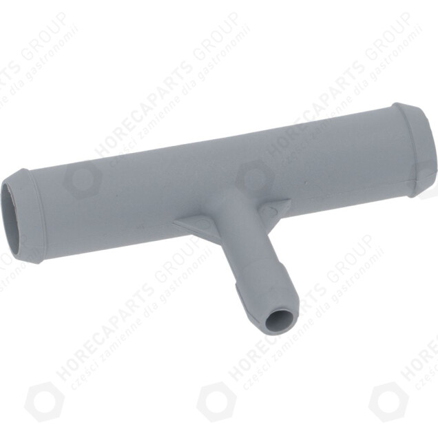 Horeca Parts - T-Stück für Geschirrspüler 2 Anschlüsse ø 12 mm - 1 Anschluss ø 6 mm