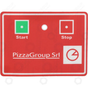 Horeca Parts - Naklejka na panel - wałkownica do ciasta PizzaGroup P30A