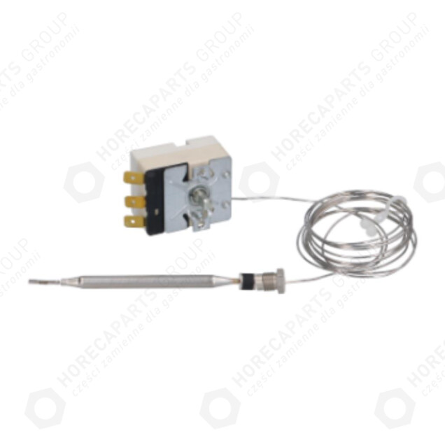 Horeca Parts - Termostat 30-90 C zakryta kapilara 1500 mm czujnik ø 6x95 mm z dławikiem nyplowym adaptera ø M9x1 16A 250V Wał D ø 6x4,6 mm - zmywarki Gastronomiczne Winterhalter