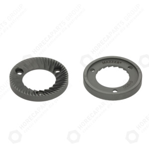 Horeca Parts - Żarna zewnętrzne ø 61 mm - wewnętrzne ø 35 mm grubość 8,4 mm - 3 otwory mocujące - młynek do kawy Mazzer