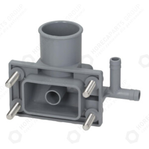 Horeca Parts - Montážní těleso pro pohon horního mycího ramene / průměr 45 mm, 11,5 mm, 11,5 mm / závit M8 - Myčky nádobí Silanos - Indesit, Whirlpool (519520, 908745)