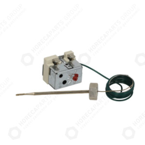 Horeca Parts - Termostat 1-fazowy zabezpieczający 360°C dł.kap. 117cm czuj. 4x95mm z dławikiem M14x1