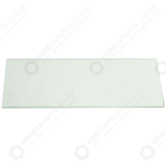 Horeca Parts - Sklo dvířek 250x100x5mm - Fimar, Forcar, GGF, pec na pizzu Lotus (V25X10X4, CO1200, 693100, VETRO001)