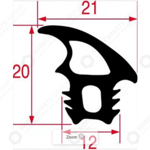Horeca Parts - Garnitura ușii 2680 mm - Cuptor cu convecție APACH A1-10HD, A1-10LD