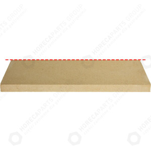 Horeca Parts - Płyta szamotowa 610x305x17 mm UWAGA WYSYŁKA NA PALECIE (150zł netto)!