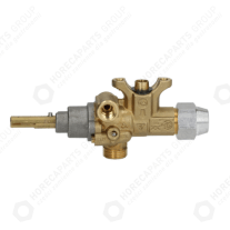 Horeca Parts - Plynový ventil PEL 21S, trubkové připojení 21mm, vývod. Připojení termočlánku M16x1,5 M8x1 spoj. dálkový ovladač M10x1 - Apach, Ascaso, Colged, Dexion, Elettrobar, Mbm, Pel (G106986, 3348289, 167069, 167997, 777111)