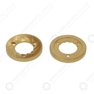 Horeca Parts - Vnější otřepy ø 74 mm - vnitřní ø 37 mm tloušťka 9 mm - 3 upevňovací otvory - mlýnek na kávu Eureka