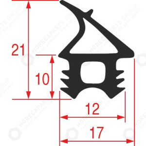 Horeca Parts - Garnitura ușii cuptorului 1490x465 - lainox