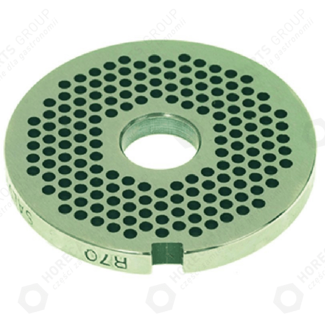 Horeca Parts - Sitko R70 (średnica oczka 2mm) - Maszynka do mielenia mięsa 12 UNGER, Hendi 282274, Fama, Fimar, Salvinox (średnica zewnętrzna 69,6mm, wewnętrzna 17,3mm) 9015701