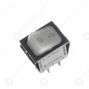 Horeca Parts - White light switch - Moretti Forni pizza oven PD105.65, PD105.105, PD60.60, PD65.105, PM105.105, PM60.60