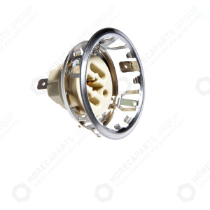 Horeca Parts - Soclu lampă G9 diametru fixare 47.8mm 250V - Moretti Forni cuptor pizza MFID72.72D,MFID65.105D,MFPD105.65D,MFID105.105D,MFP110G/A,MFP110G/B