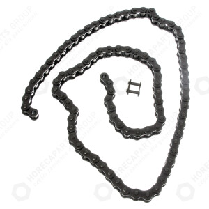 Horeca Parts - Łańcuch 1/2 cala, 92 ogniwa ( 91 + 1 złączka ) długość 117 cm - miesiarki spiralne Pizza Group