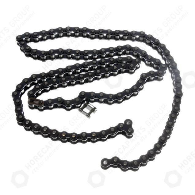 Horeca Parts - Kette 1/2 Zoll, 120 Glieder ( 119 + 1 Verbinder ) Länge 152,5 cm - Spiralmischer Pizza Group