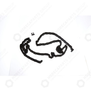 Horeca Parts - Łańcuch dzieży 3/8 cala, 136 ogniw ( 135 + 1 złączka ) długość 130,5 cm - miesiarki spiralne Moretti Forni IM25, IM44 - starsze wersje