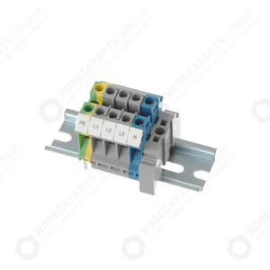 Horeca Parts - Napájecí lišta pro kontakty 3P + N + PE Jmenovitý průřez 1,0-10mm² - pece Lainox CVE061X, ICET041, ICET051, ICET071, ICET101, KVE081S, SAEV071R