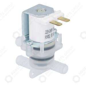 Horeca Parts - 3-way solenoid valve simple push-in output 10.5mm 230V 50/60Hz - Dishwashers Dihr, Colged, Elettrobr, Lamber, MBM (G370636)