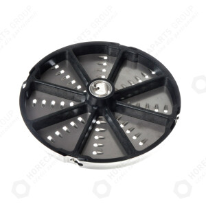 Horeca Parts - SH-4 - 4mm kotouč s mřížkou na třísky pro skartovačky Sammic CA-31/41 a multifunkční stroje