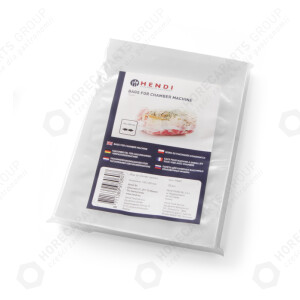 Horeca Parts - Worki do przechowywania produktów, do pakowarek komorowych Hendi 160x230mm opakowanie 100szt.