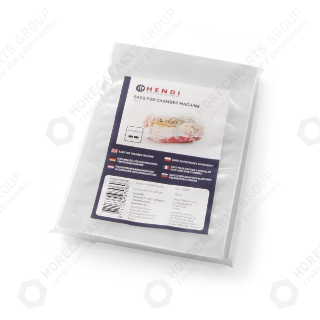Horeca Parts - Hendi vacuum packing bags, 200x300 mm, pack of 100.